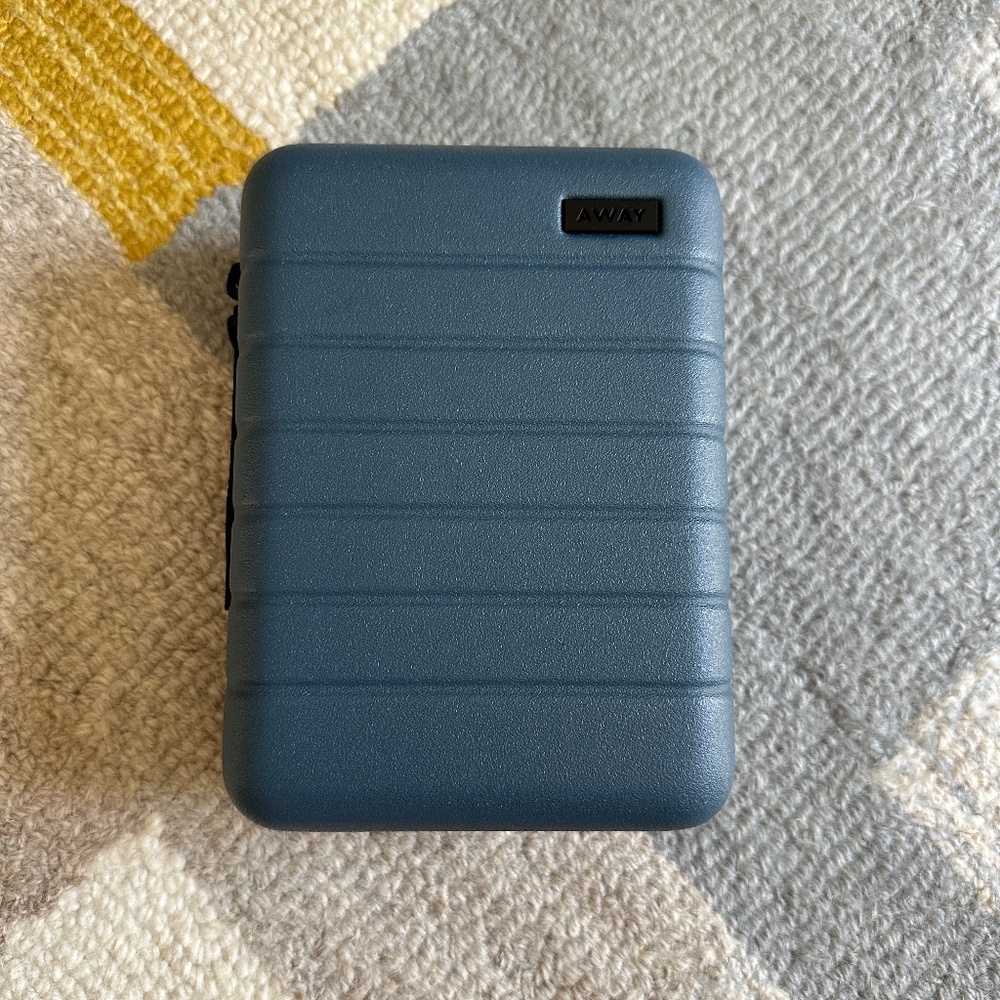 Away Luggage Coast Blue Mini Hardshell Toiletry Case